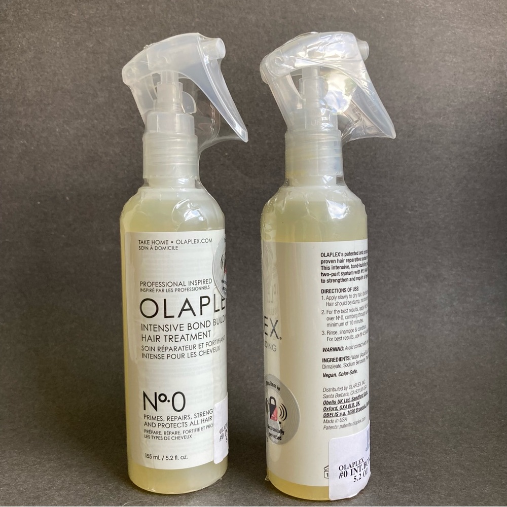 Set of 2 Olaplex No.0 Intensive Bond Building Treatment, New Sealed 5.2 Fl Oz